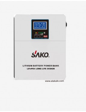 Orbus Sako 24Volt /25.6V 100AH Lithium LifePo4 2560wh Chargable  Li-Wall 24V100AH Power Bank