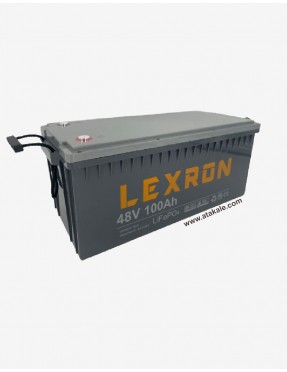 Lexron 48Volt Lityum Ion 100AH LifePo4 Solar Şarj Edilebilir Marin Akü Lexron LXR48V100L