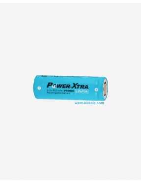 Power-Xtra 3.2Volt silindirik 18500 800mah 0.8ah Deşarj  LFP LifePo4  Şarj Edilebilir Akü Hücresi