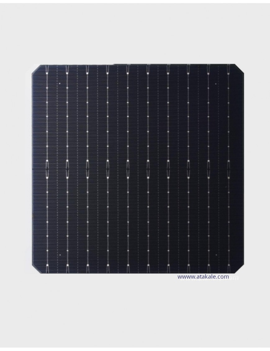 Solar Space 10BB Half Cut Bifacial Solar Hücre 7.66 Wat P tipi  %23,20 Verim 182mmX182mm