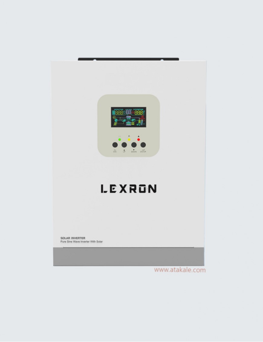 Lexron 3kw MPPT Akıllı İnvertör 3000W 24V Off-Grid 40volt-400Volt Panel Girişi