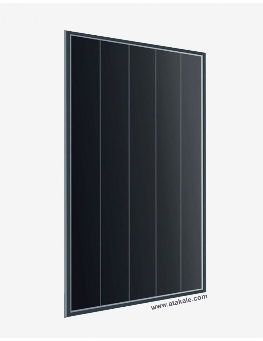AE Solar 440wat Shingled Ultra Black/Siyah Monokristal Güneş Paneli AE-Thunder 320Hücreli 210mm Hücre Güneş Paneli