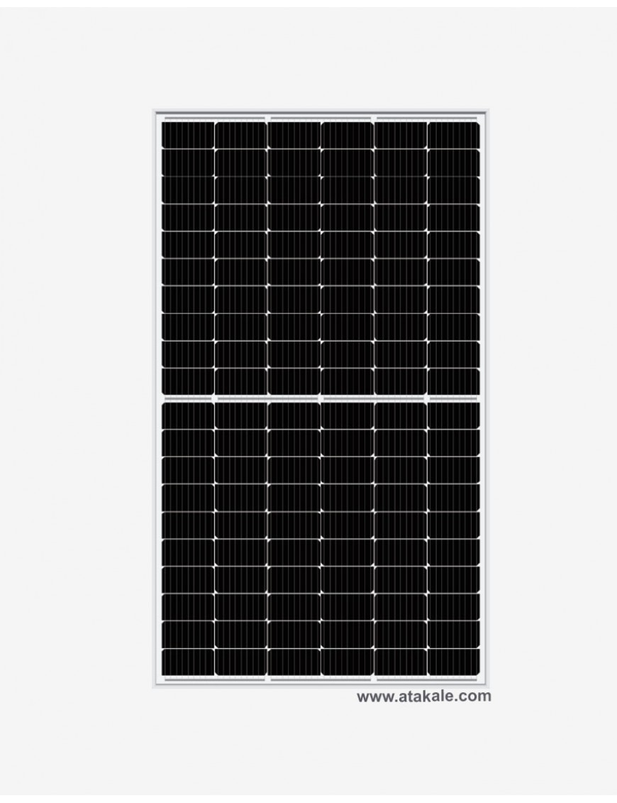 Alfasolar 375wat Half Cut Monokristal Güneş Paneli 120 Hücre Güneş Paneli 166mm Hücre