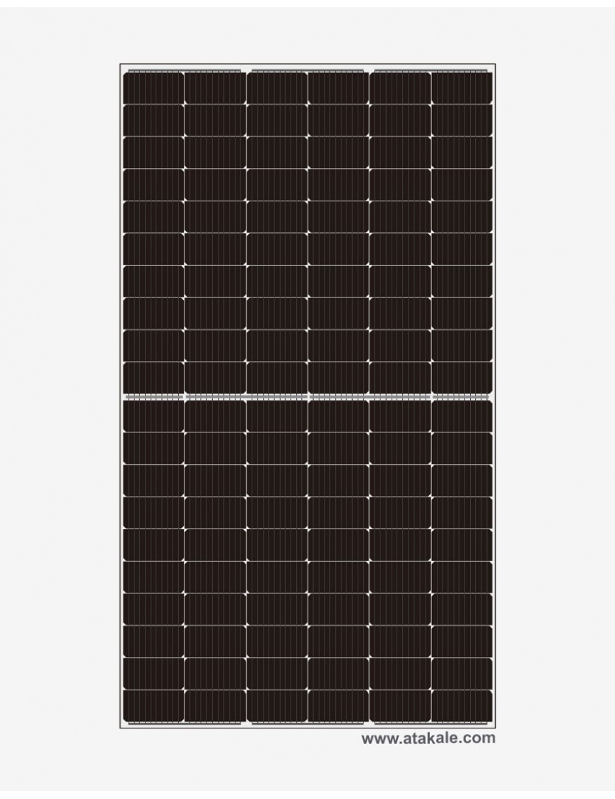 Alfasolar 445wat Half Cut Monokristal Güneş Paneli 120 Hücre Güneş Paneli