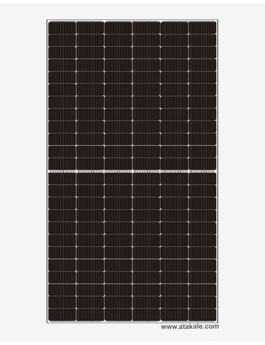 Alfasolar 540wat Half Cut Bifacial Monokristal Güneş Paneli 144 Hücre Güneş Paneli