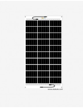 Solaron 85 wat Half Cut Yarı Esnek Marin Mono Güneş Paneli  ETFE 5BB 30 Hücreli 870x520mm