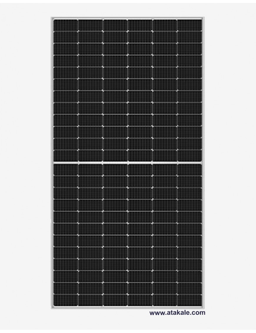 Sirius 555wat Bifacial Half Cut Monokristal Güneş Paneli 144 Hücre Elin Güneş Paneli 