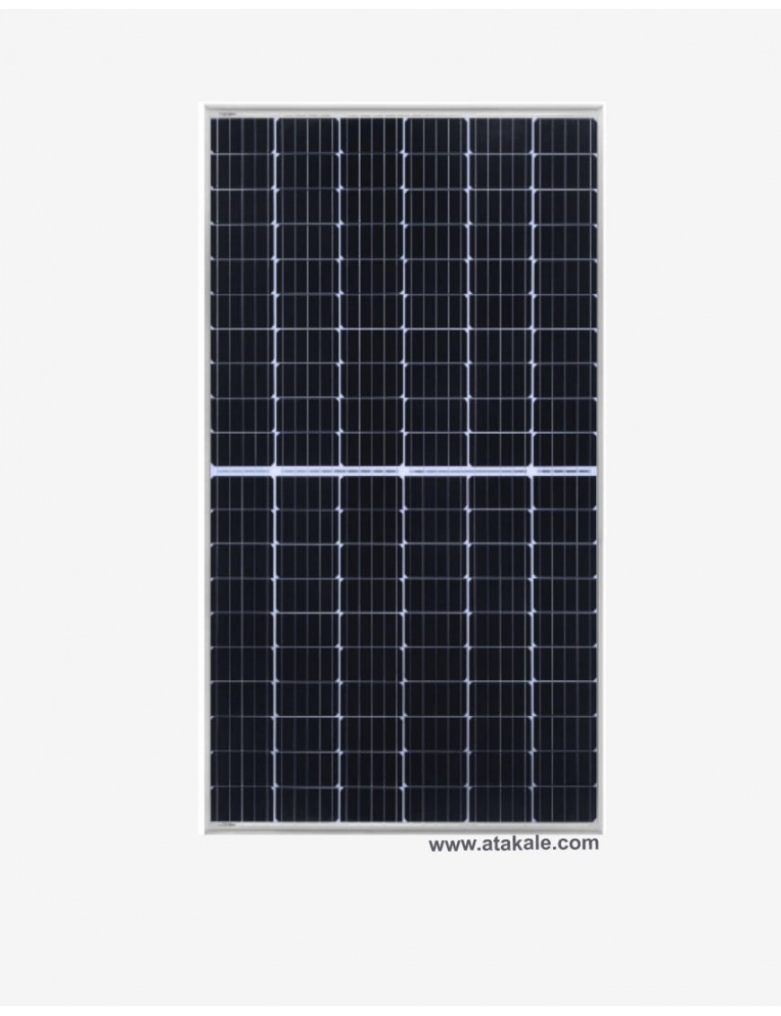 HT SAAE 370 wat Half Cut Bifacial Monokristal Güneş Paneli 120Hücreli Cam Cama Güneş Paneli