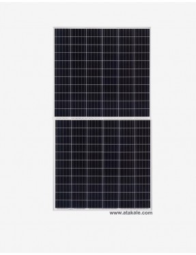HT SAAE 490wat Half Cut Bifacial Monokristal Güneş Paneli 132Hücreli Cam Cama Güneş Paneli