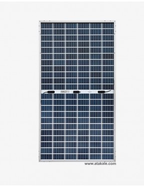 HT SAAE 500wat Half Cut Bifacial Monokristal Güneş Paneli 132Hücreli Cam Cama Güneş Paneli