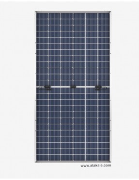 HT SAAE 550wat Half Cut Bifacial Monokristal Güneş Paneli 144Hücreli Cam Cama Güneş Paneli