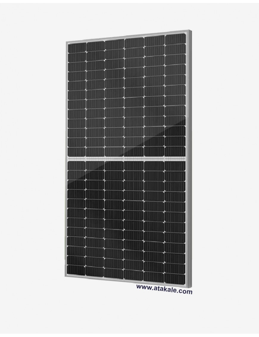 Smart Bifacial 460wat Half Cut Monokristal Güneş Paneli 144 Hücre